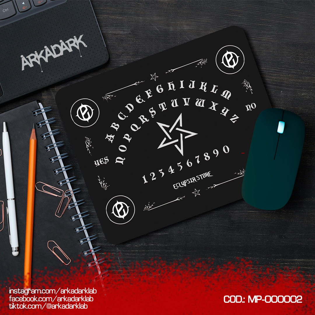 Mousepad estandar con estampa de ouija by Eclypsia Store